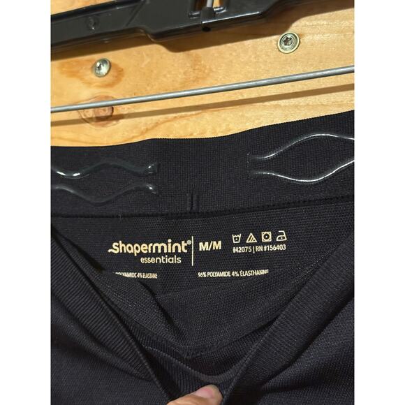 NWT Shapermint High Waisted Shaping Leggings Black Size M - Picture 2 of 6